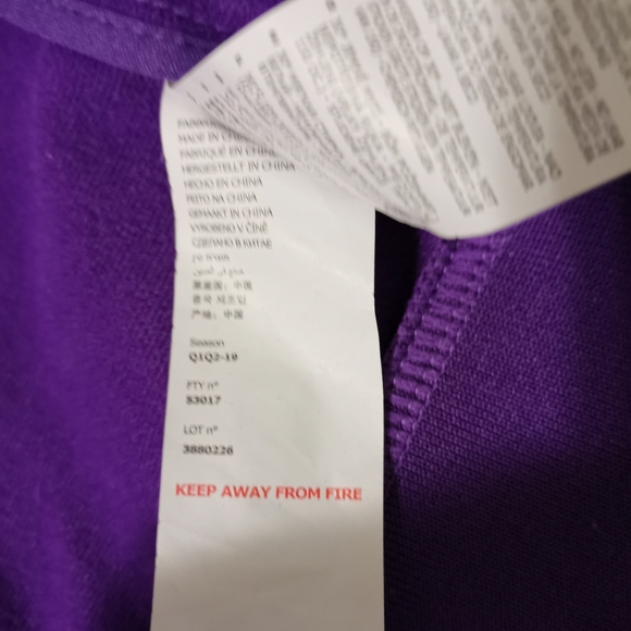 💎Rare Kappa Banda Anniston Jacket Purple S - Picture 12 of 12